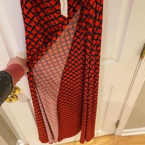 Banana Republic red Strapless dress with criss-cross pattern - RESORT WEAR